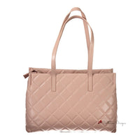 Pink Polyethylene Handbag