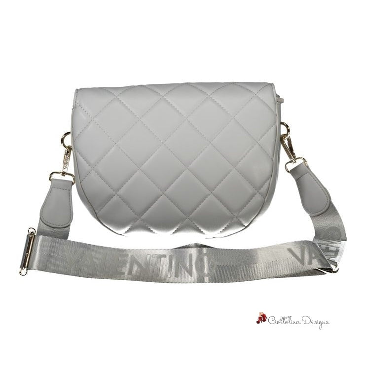 Gray Polyethylene Handbag