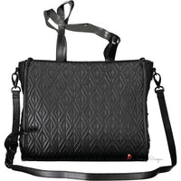 Black Polyester Handbag