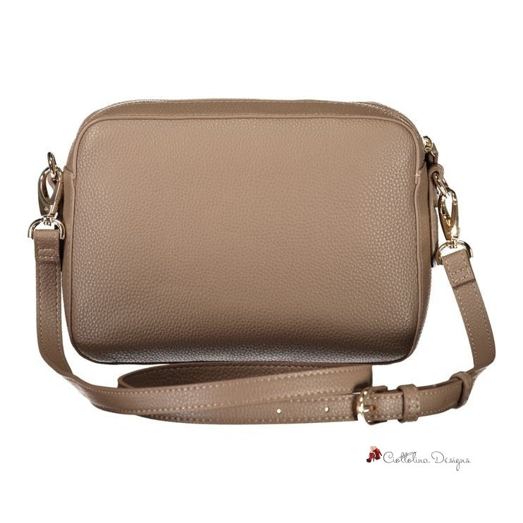 Brown Polyethylene Handbag