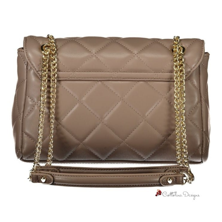 Brown Polyethylene Handbag