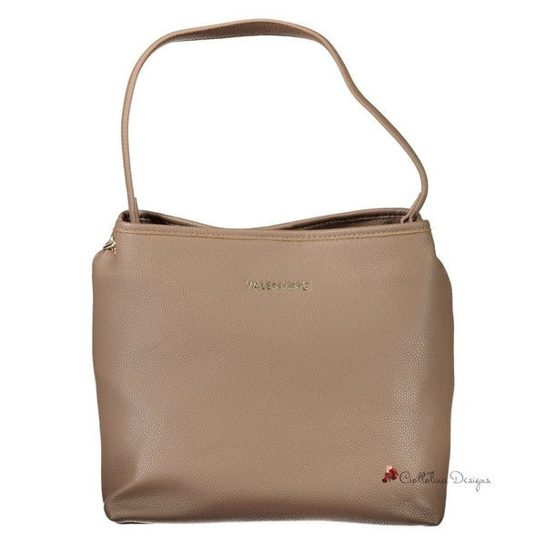 Brown Polyethylene Handbag