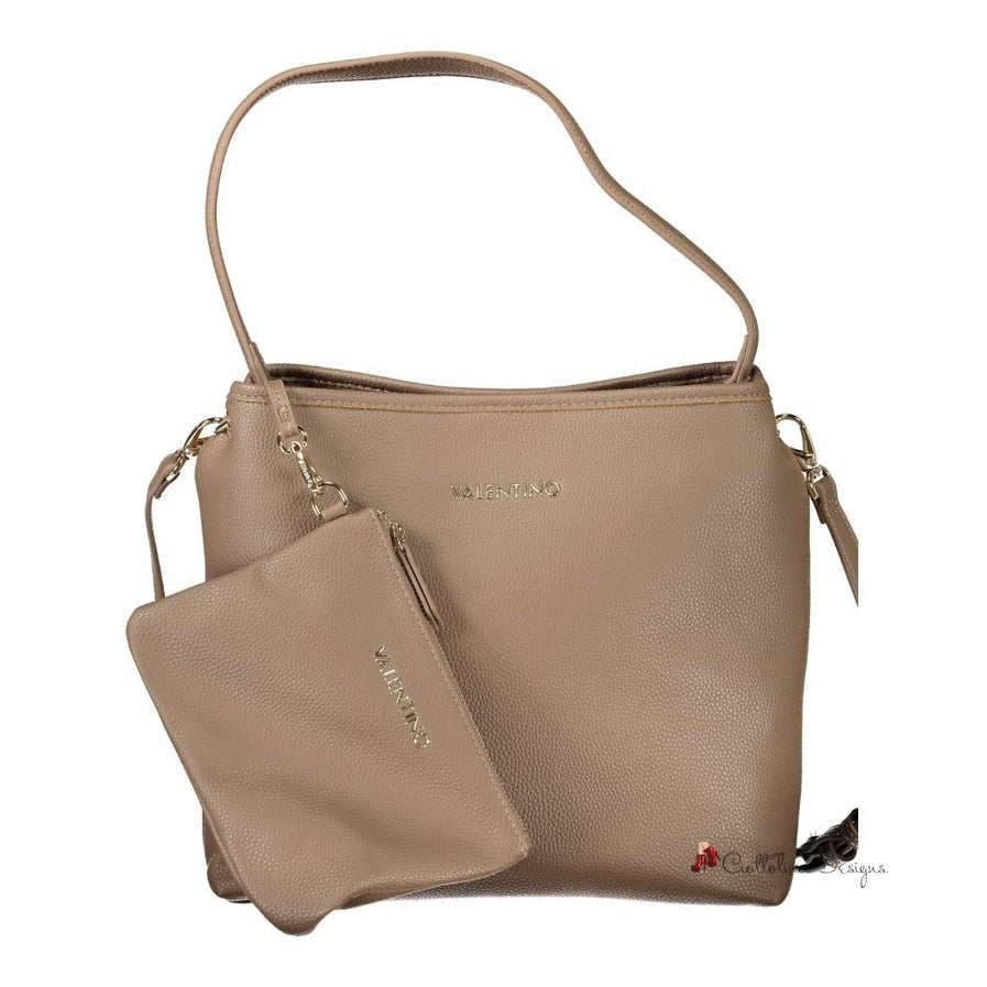 Brown Polyethylene Handbag