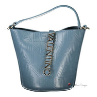 Light Blue Polyethylene Handbag