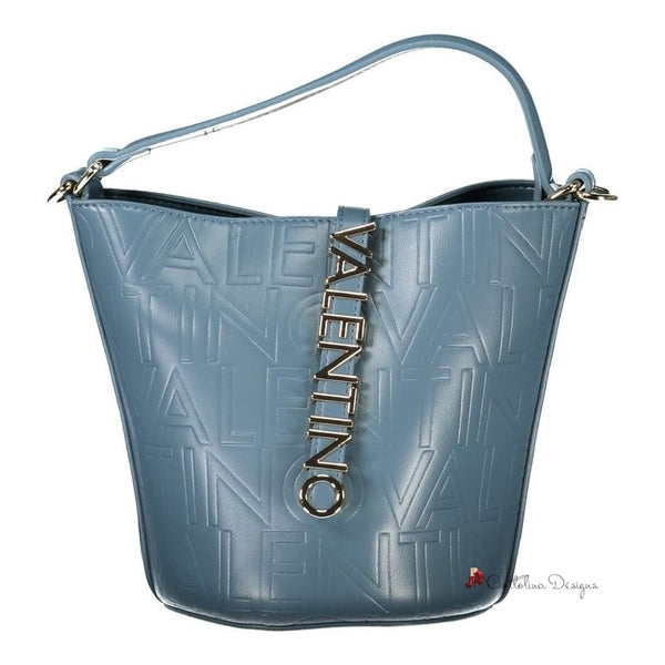 Light Blue Polyethylene Handbag