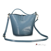 Light Blue Polyethylene Handbag