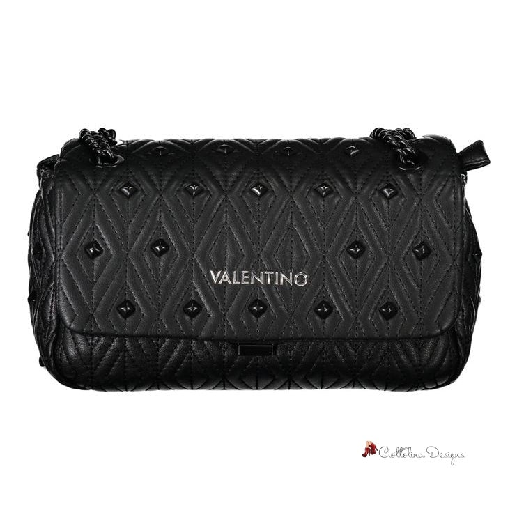 Black Polyester Handbag