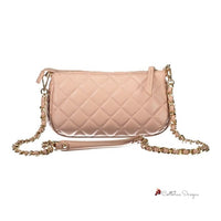 Pink Polyethylene Handbag