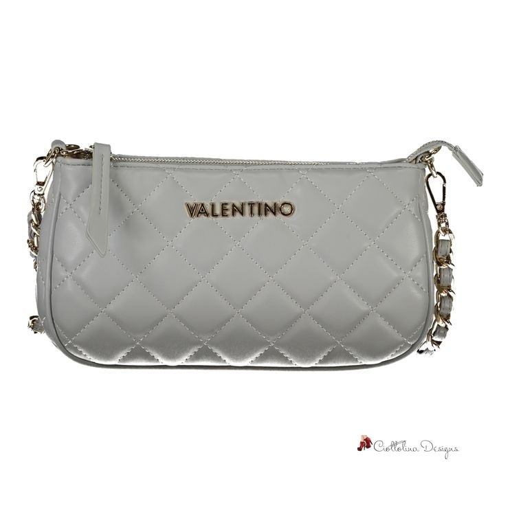 Gray Polyethylene Handbag