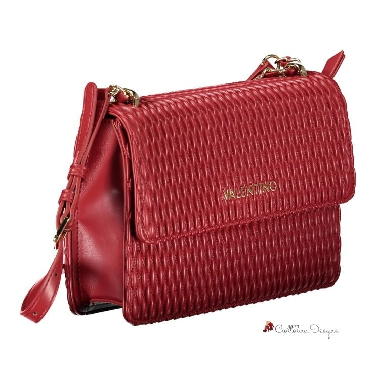 Red Polyethylene Handbag