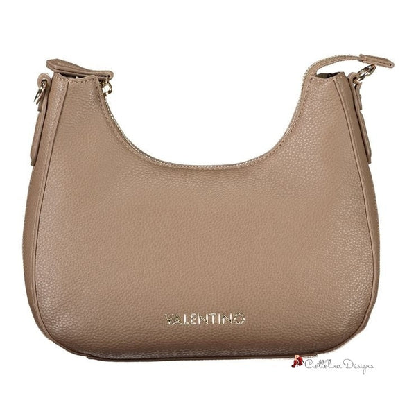 Brown Polyethylene Handbag