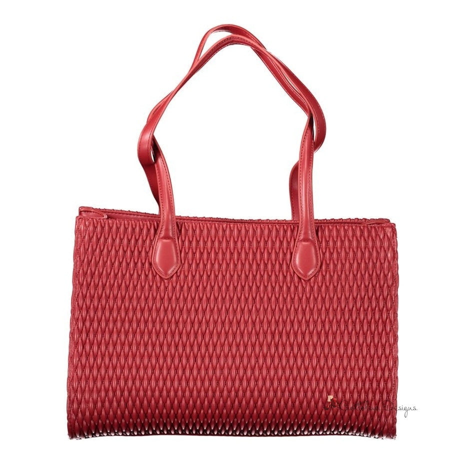 Red Polyethylene Handbag