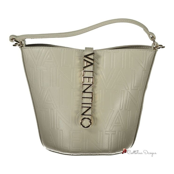 Gray Polyethylene Handbag