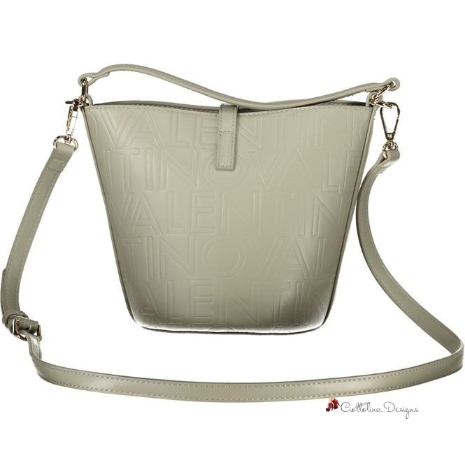 Gray Polyethylene Handbag