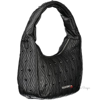 Black Polyester Handbag