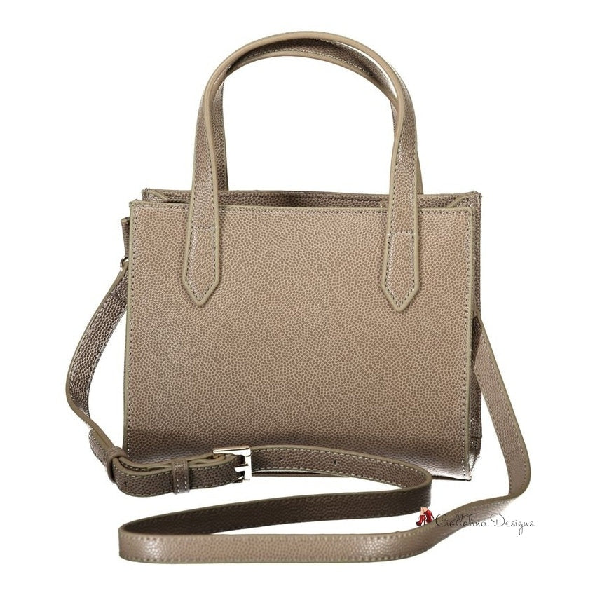 Brown Polyethylene Handbag