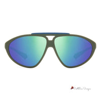 Green Rubber Sunglasses