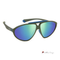 Green Rubber Sunglasses