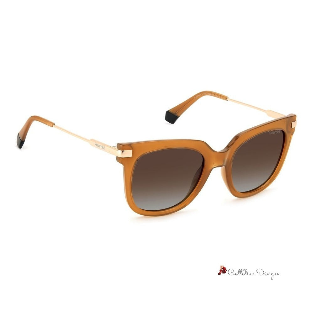 Orange Resin Sunglasses