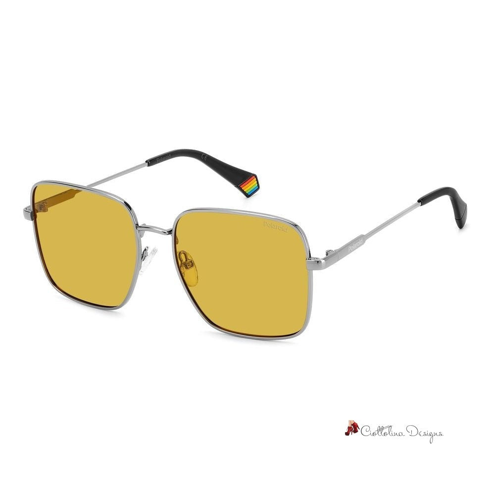 Gray Metal Sunglasses