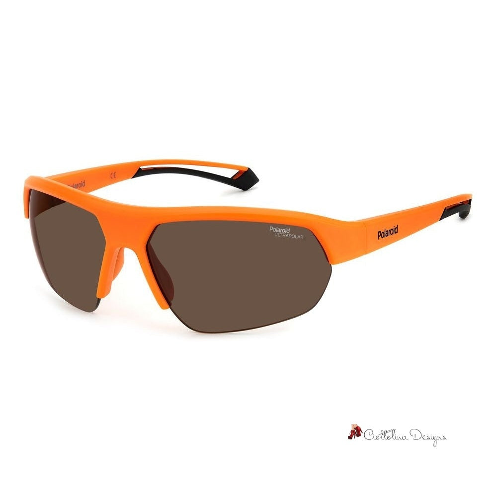 Orange Resin Sunglasses