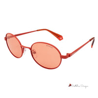 Orange Metal Sunglasses