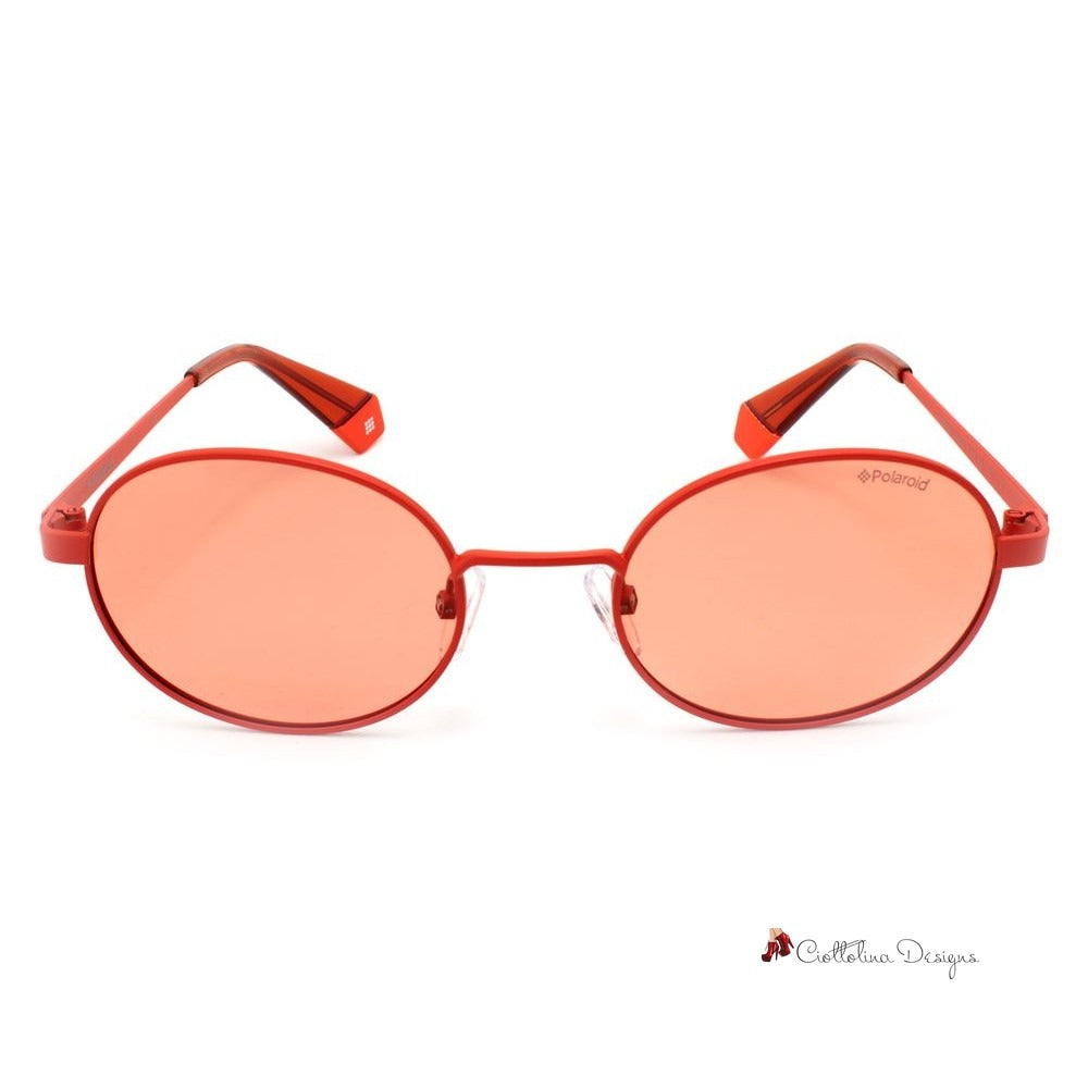 Orange Metal Sunglasses