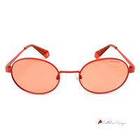 Orange Metal Sunglasses