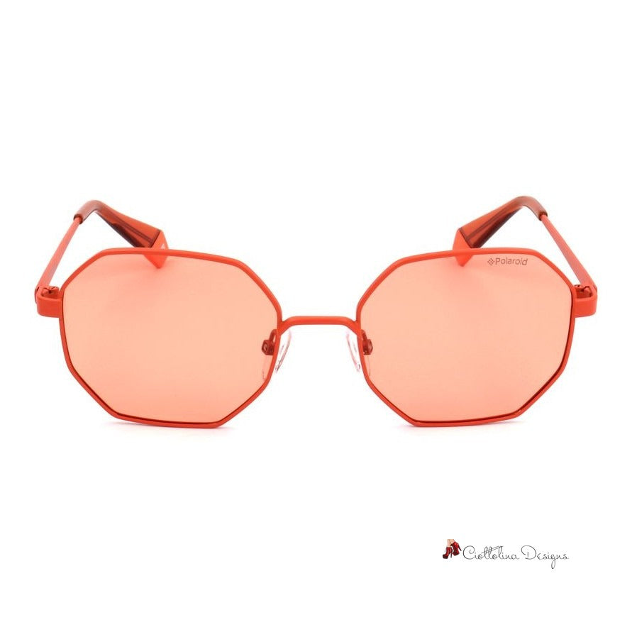 Orange Metal Sunglasses