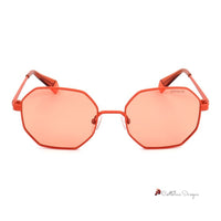 Orange Metal Sunglasses