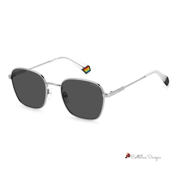 Gray Metal Sunglasses