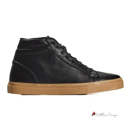 Black Calfskin Sneaker