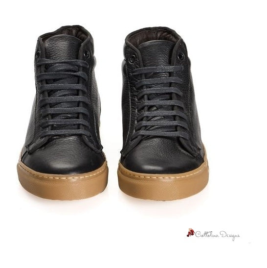 Black Calfskin Sneaker