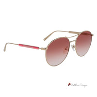 Rose Gold Metal Sunglasses