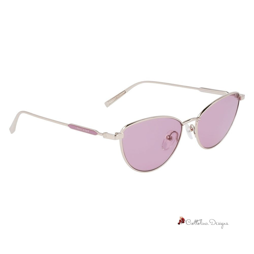 Rose Gold Metal Sunglasses