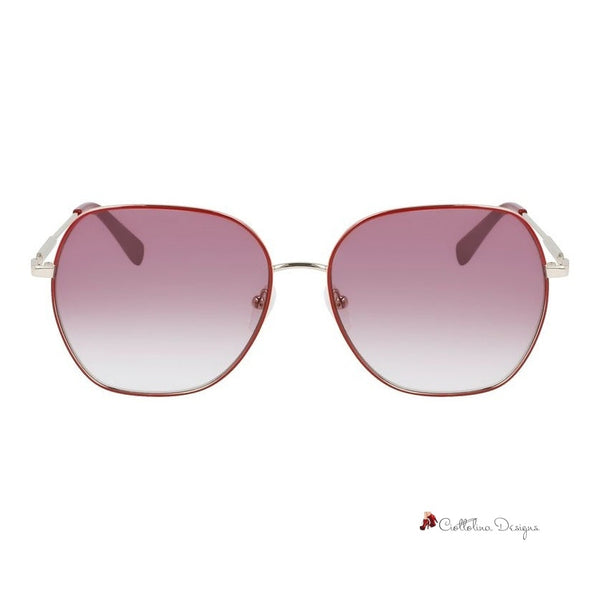 Red Metal Sunglasses