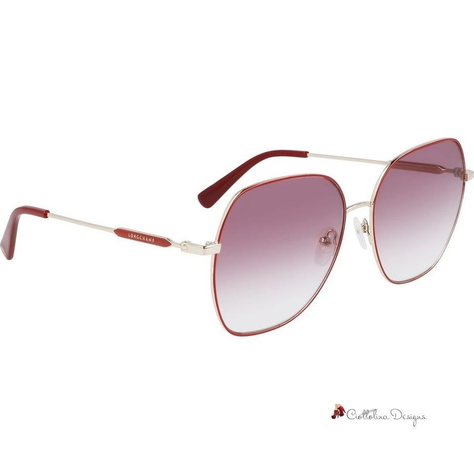 Red Metal Sunglasses