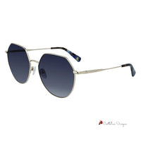 Bicolor Metal Sunglasses