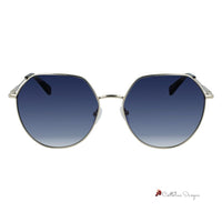 Bicolor Metal Sunglasses