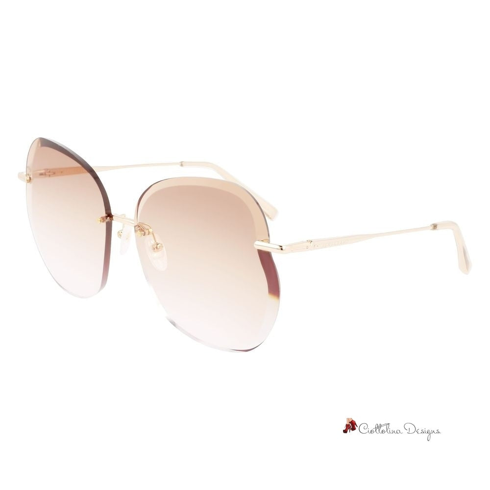 Gold Metal Sunglasses