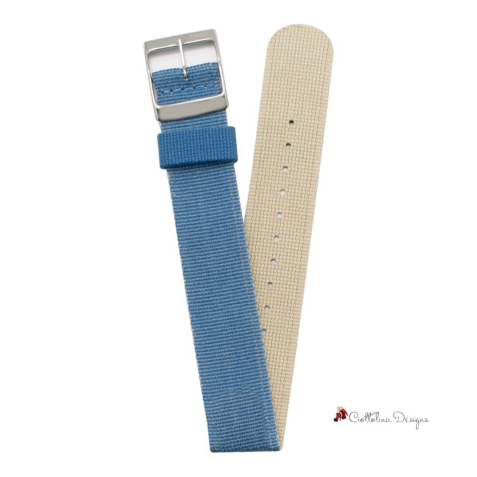 Blue Textil Watch