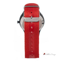 Red Nylon Watch