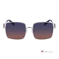 Gray Metal Sunglasses