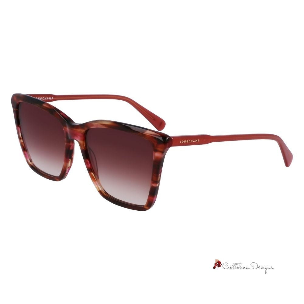 Red Acetate Sunglasses