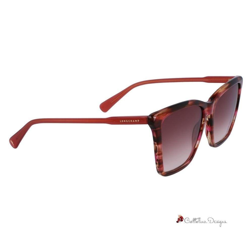 Red Acetate Sunglasses