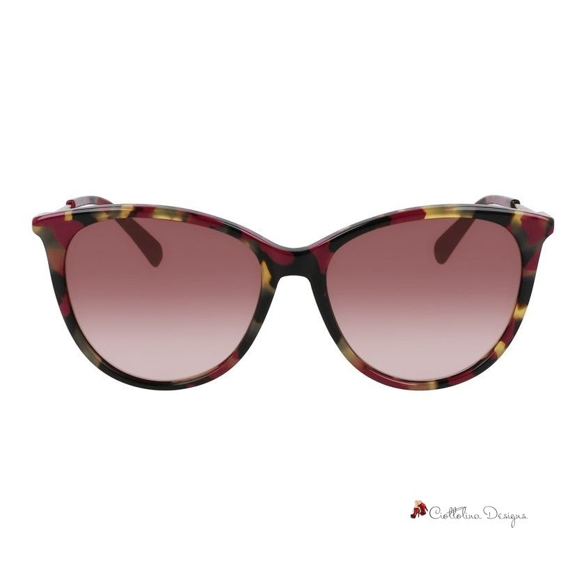 Red Acetate Sunglasses