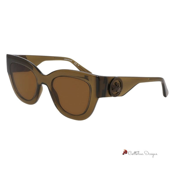 Brown Injected Sunglasses