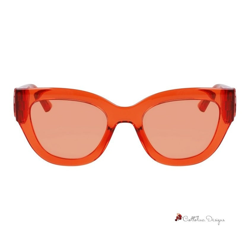 Orange Injected Sunglasses