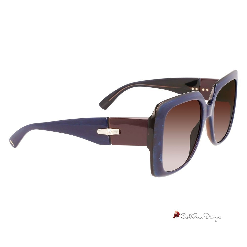 Blue Acetate Sunglasses