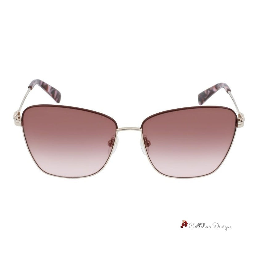 Bicolor Metal Sunglasses